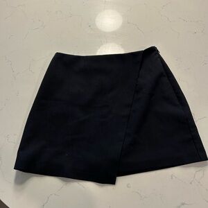 Abercrombie Black Wrap Skort